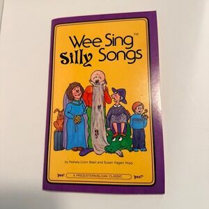 Price Stern Sloan Wee Sing Silly Songs Kids OS Purple Vintage 1982 Songbook